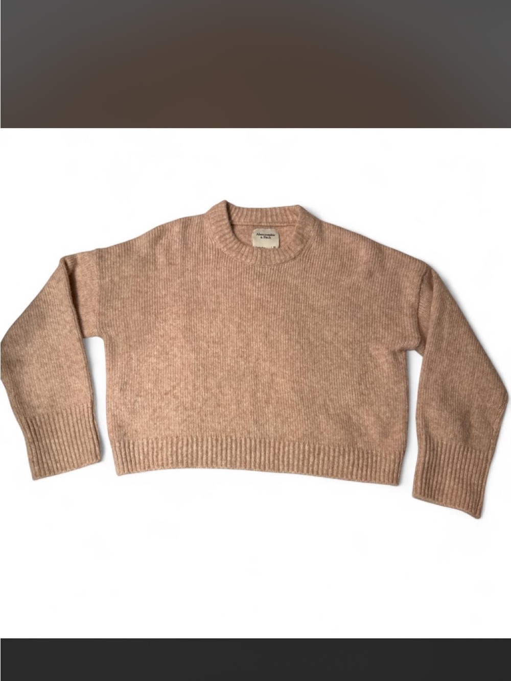 Abercrombie & Fitch Dusty Pink Crewneck Sweater